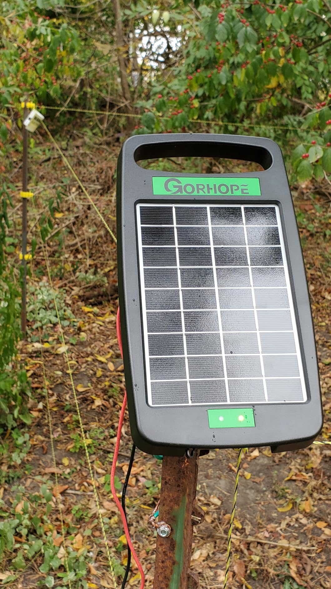20 Miles Solar Electric Fence Charger, Output 0.32J Electric Fence Charger, 24-Hour Uninterrupted Protection Solar Fence Chargers, Solars Fence Energizerr that can Work for 14 Days Without Sunlight customer photo 2