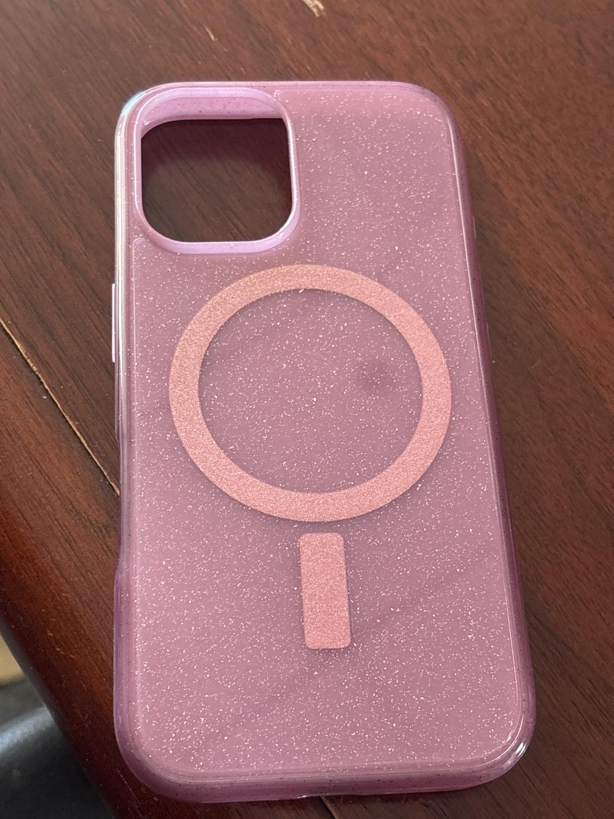 OtterBox iPhone 16 - Symmetry MagSafe Case - Ultra-Slim - Raised Edges Protect Camera & Screen - Stardust customer photo 1