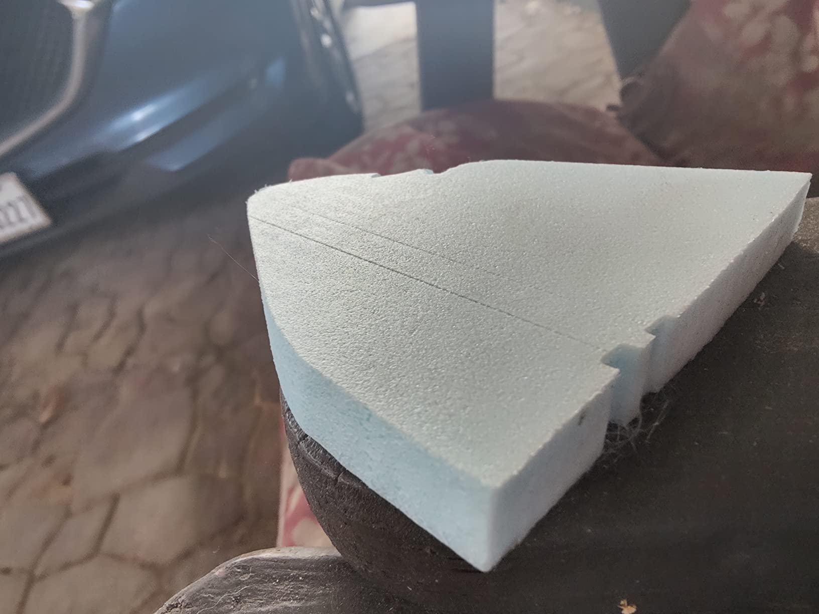Komsepor Foam Cutter Electric Hot Knife with Screen Styrofoam Air Cooled 20-200W 110-120V (6 Blades) for EPP, EPS, XPS, EPE, KT Board, Sponge customer photo 2