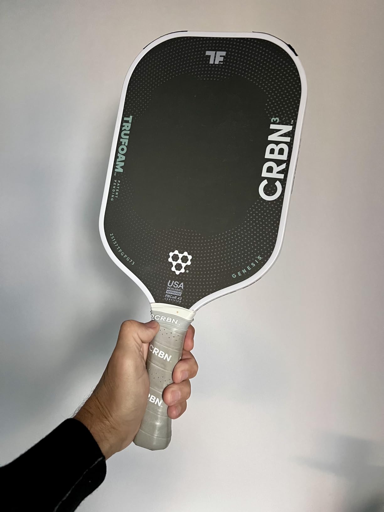 CRBN Pickleball - TruFoam Genesis - Carbon Fiber Pickleball Paddle - First-Ever 100% Foam Core Performance Paddle customer photo 1