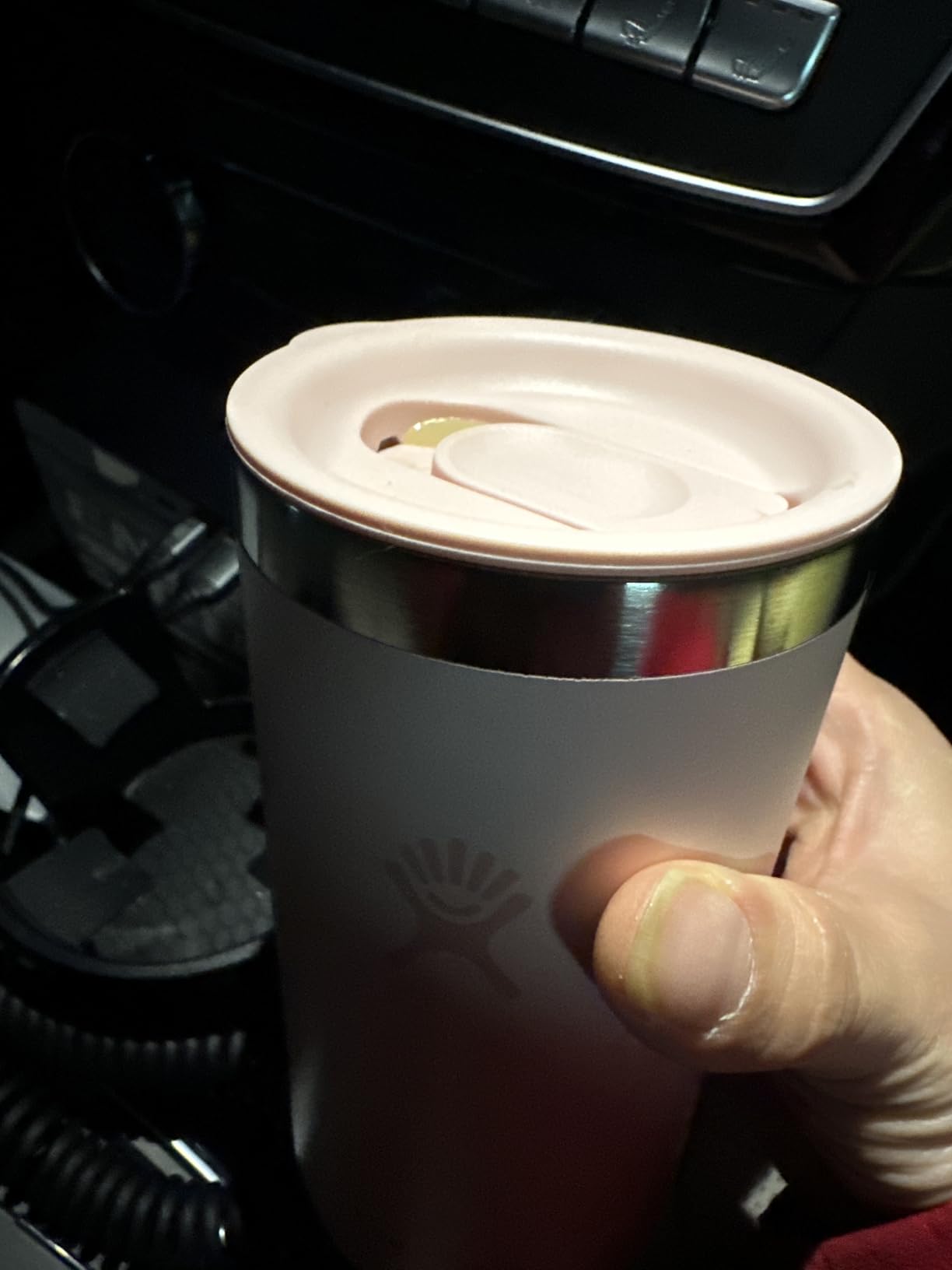 Hydro Flask Travel Coffee Cup - Insulated Stainless Steel, Non-Spill, Leak Resistant to-Go Tumbler 16 Oz Black customer photo 1