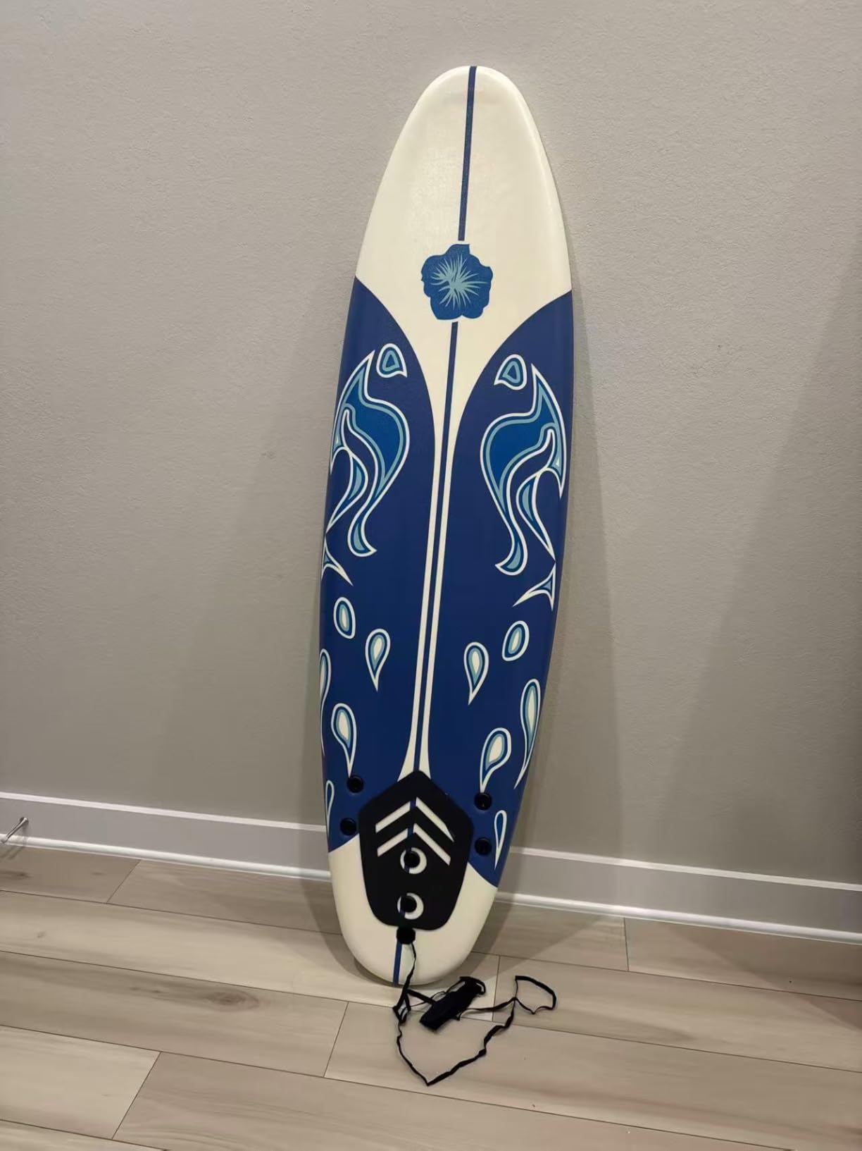 KOTEK 6' Surfboard, Surfing Board with 3 Removable Fins, Safety Leash, EPS Core & EPE Deck, Lightweight Surf Board for Teenagers, Adults, Beginners customer photo 1