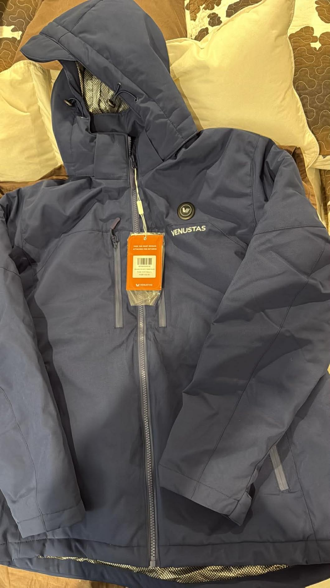 Venustas 12V Lightweight Heated Jacket for Women with Battery, Versatile Softshell Heated Coat, Slim Fit Heated Clothing customer photo 1