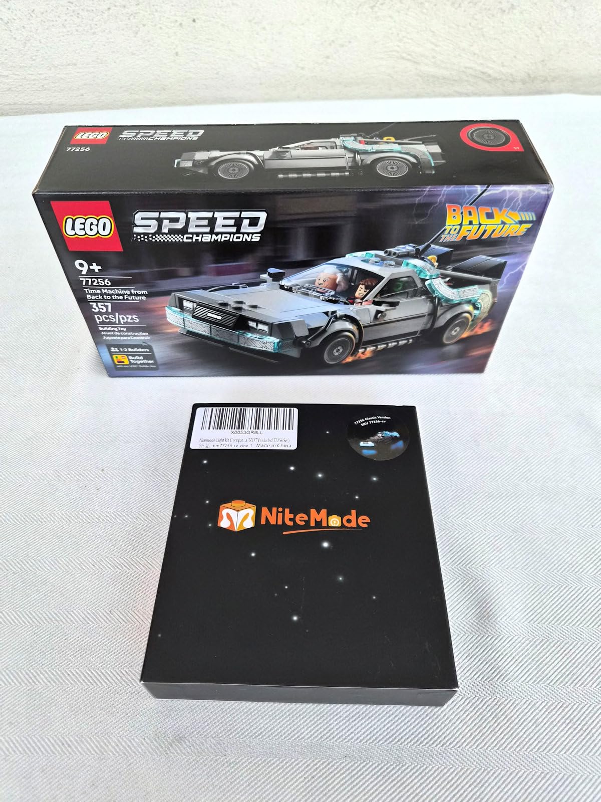 LEGO Speed Champions Time Machine from Back to The Future Building Toy for Kids - Pretend Play & Display Car Toy W/ 2 Build Modes for Boys & Girls, Ages 9+ - Gift for Father's Day - 77256 customer photo 1