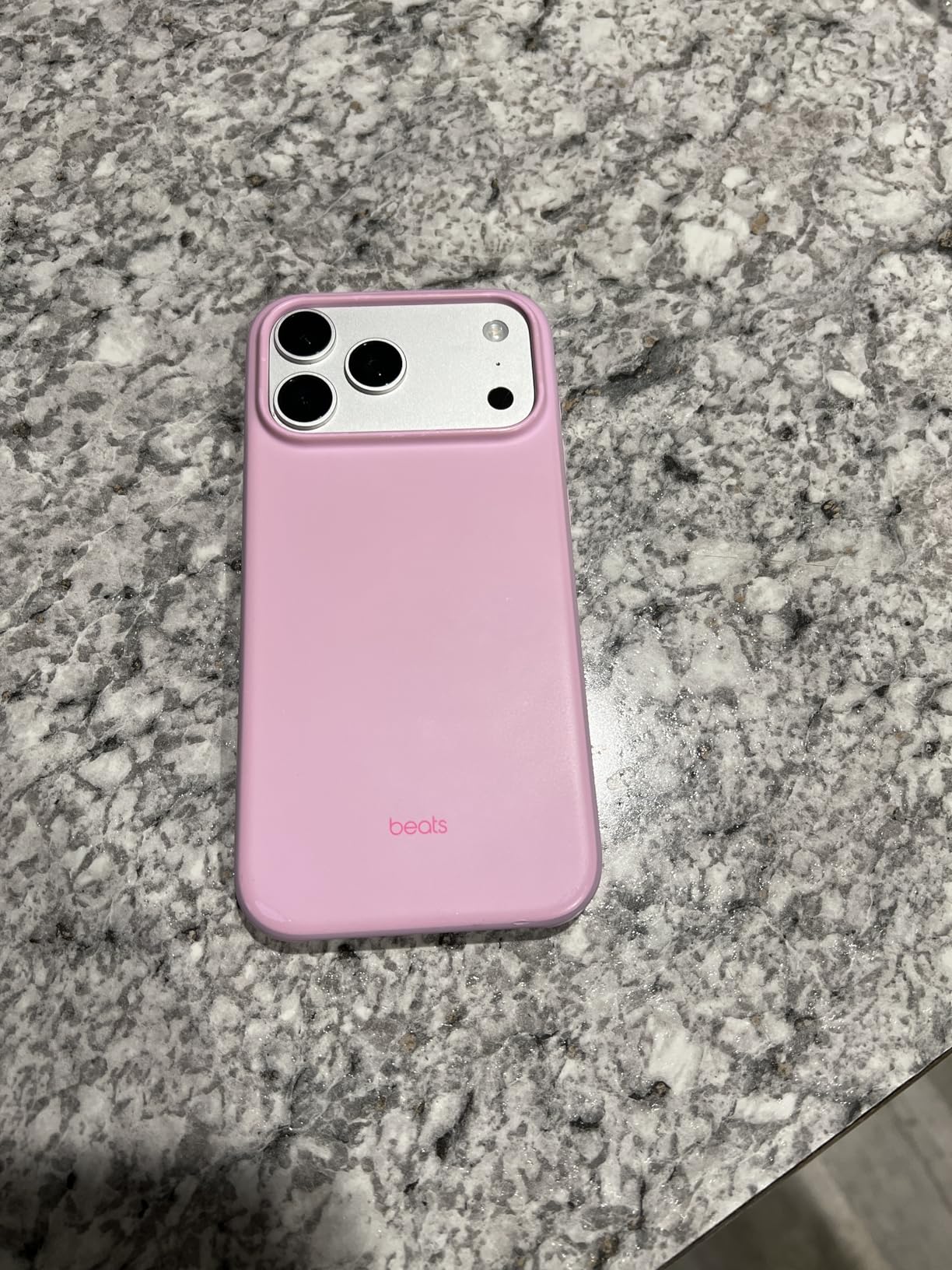 Beats iPhone 17 Case with MagSafe & Camera Control, Matte Finish, Microfiber Lining - Pebble Pink customer photo 1