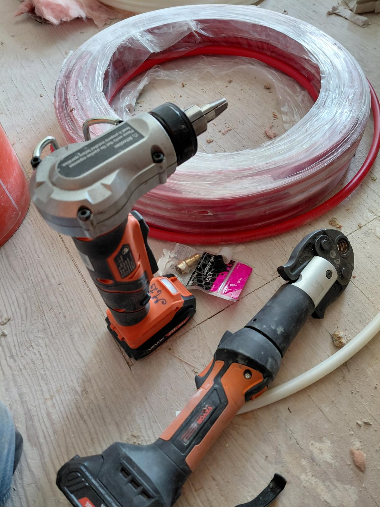 VEVOR Cordless Tube Expander, 20V Max Electric Tubing Expansion Tool for 1/2