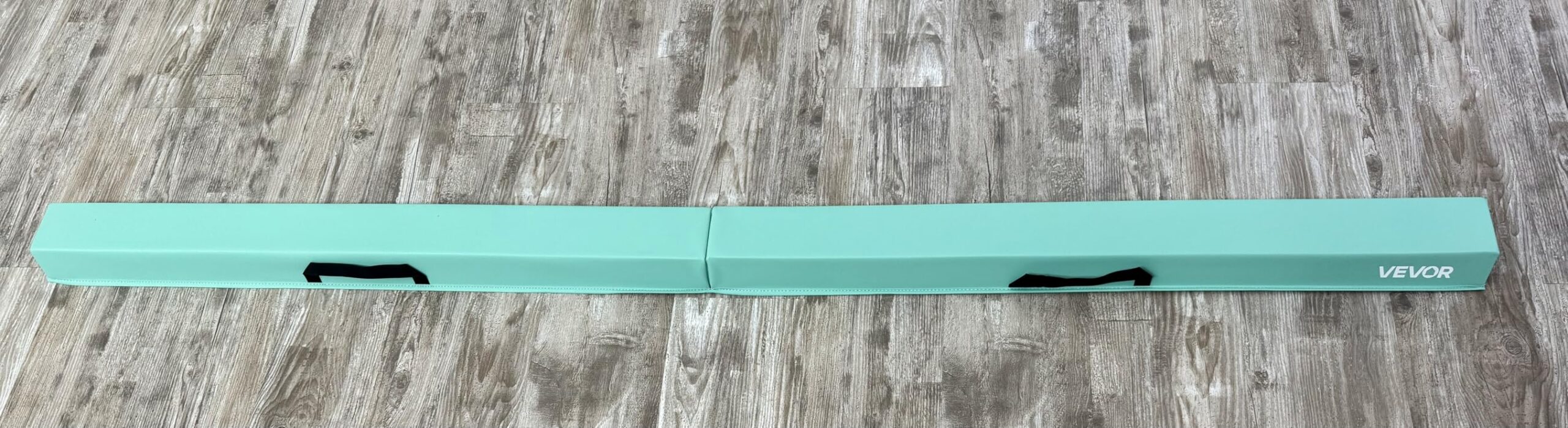 VEVOR 8FT Balance Beam for Kids, 200-350LBS Stable Support Gymnastics Floor Beam with Non-Slip Mat, Wood-Core/EVA Gymnastics Training Equipment with Anti-Slip Bottom & Carry Bag for Home Gym customer photo 2