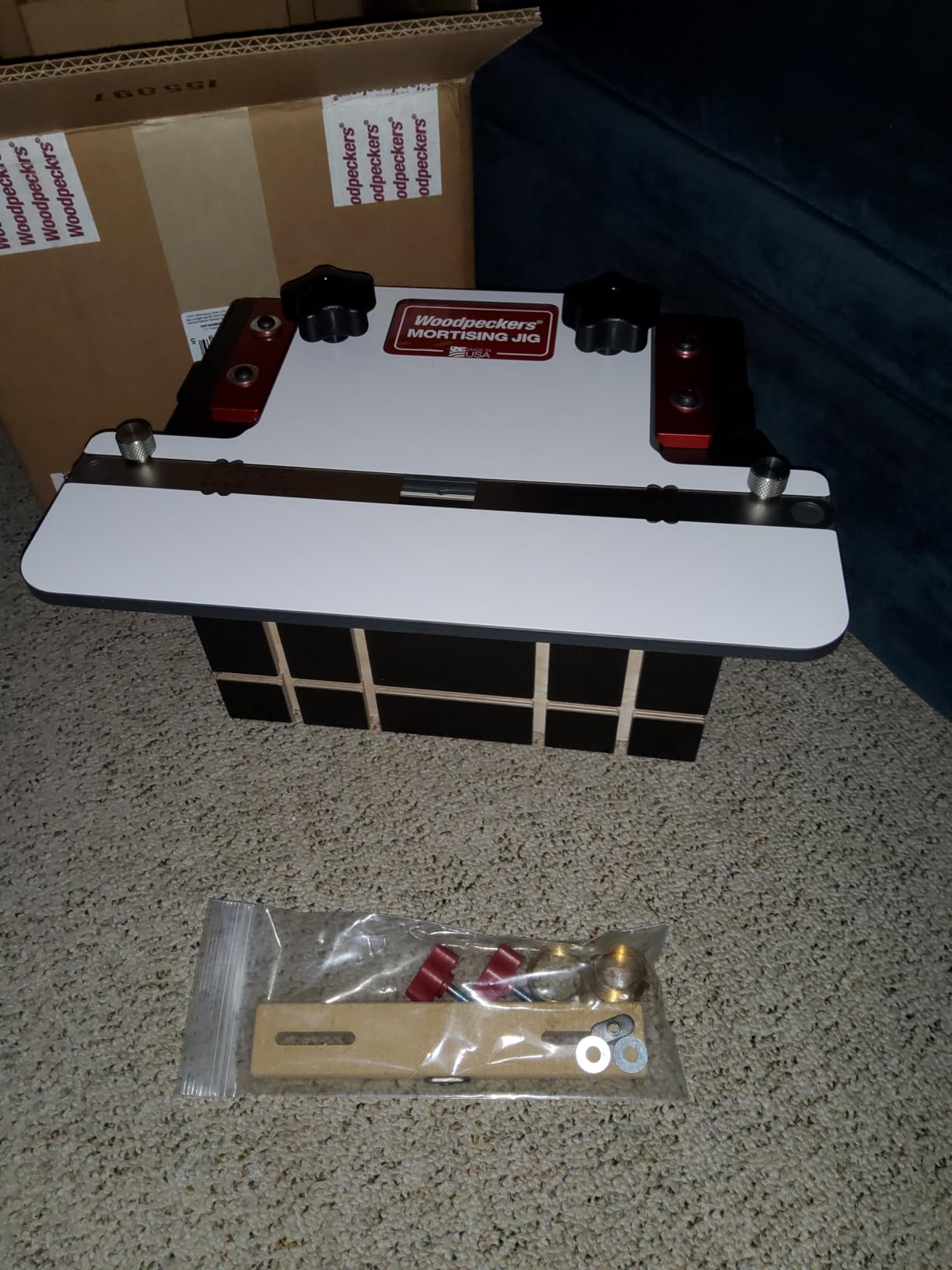 Woodpeckers Mortising Jig, Mortise + Tenon Jig for Loose Tenon Joinery with Plunge Router, USA-Made MJ-24 customer photo 1