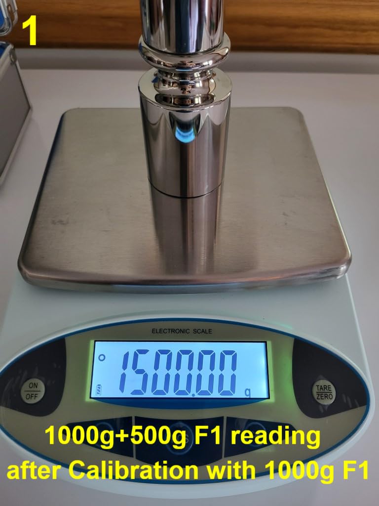 Lab Scale 500g*0.001g, High Precision Accurate Analytical Balance with Windshield, Lab Scale Electronic Scientific Scale Digital Precision Weighing Scale Jewelry Scales (with 200g Calibration Weight) customer photo 1