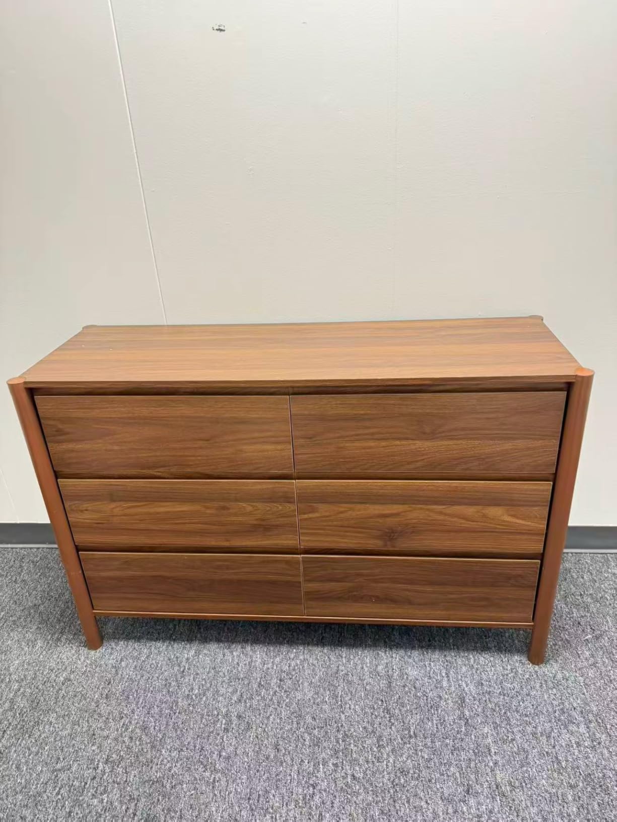 HOUROM Walnut Dresser for Bedroom,63