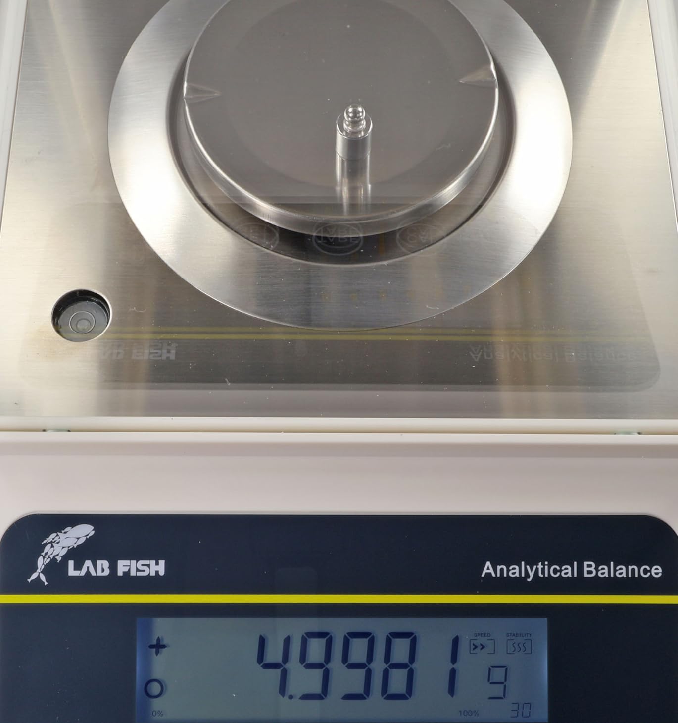 LAB FISH Digital Analytical Balance 0.1mg Scale High Precision 120g x 0.0001g Accuracy Lab Scale Internal & External Calibration for Laboratory Pharmacy Jewelry customer photo 2