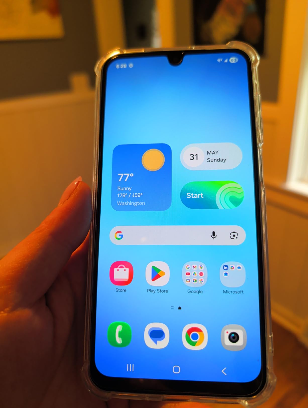 Galaxy A17 5G Smart Phone, 128GB, Large AMOLED, High-Res Camera, Durable Design, Super Fast Charging, Expandable Storage, Circle to Search, 2025, US 1 Yr Manufacturer Warranty, Gray customer photo 2