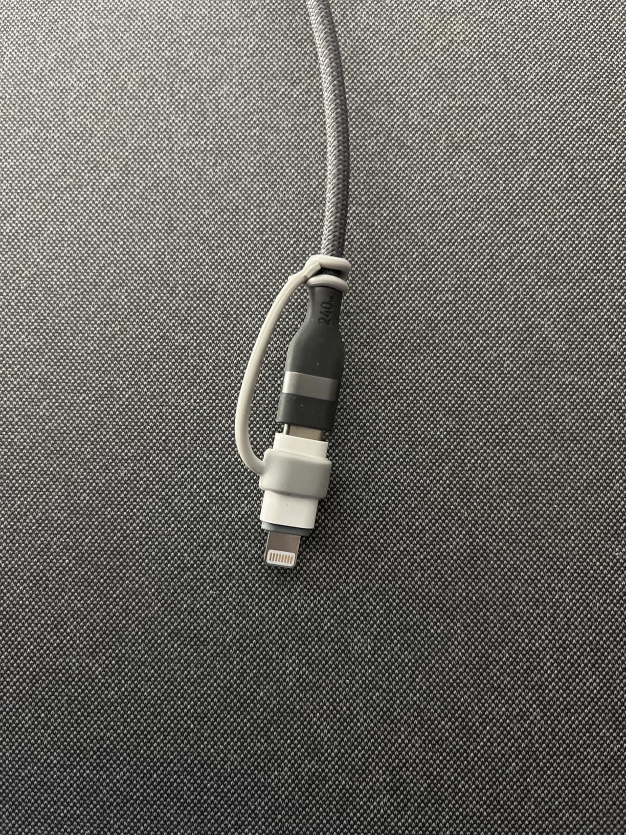 Anker Nano USB C Cable, 240W Flexible Multi-Color Braided Cord, Fast Charging Type C Charger for iPhone 17 Series, MacBook Pro and More (Black, 10ft) customer photo 1