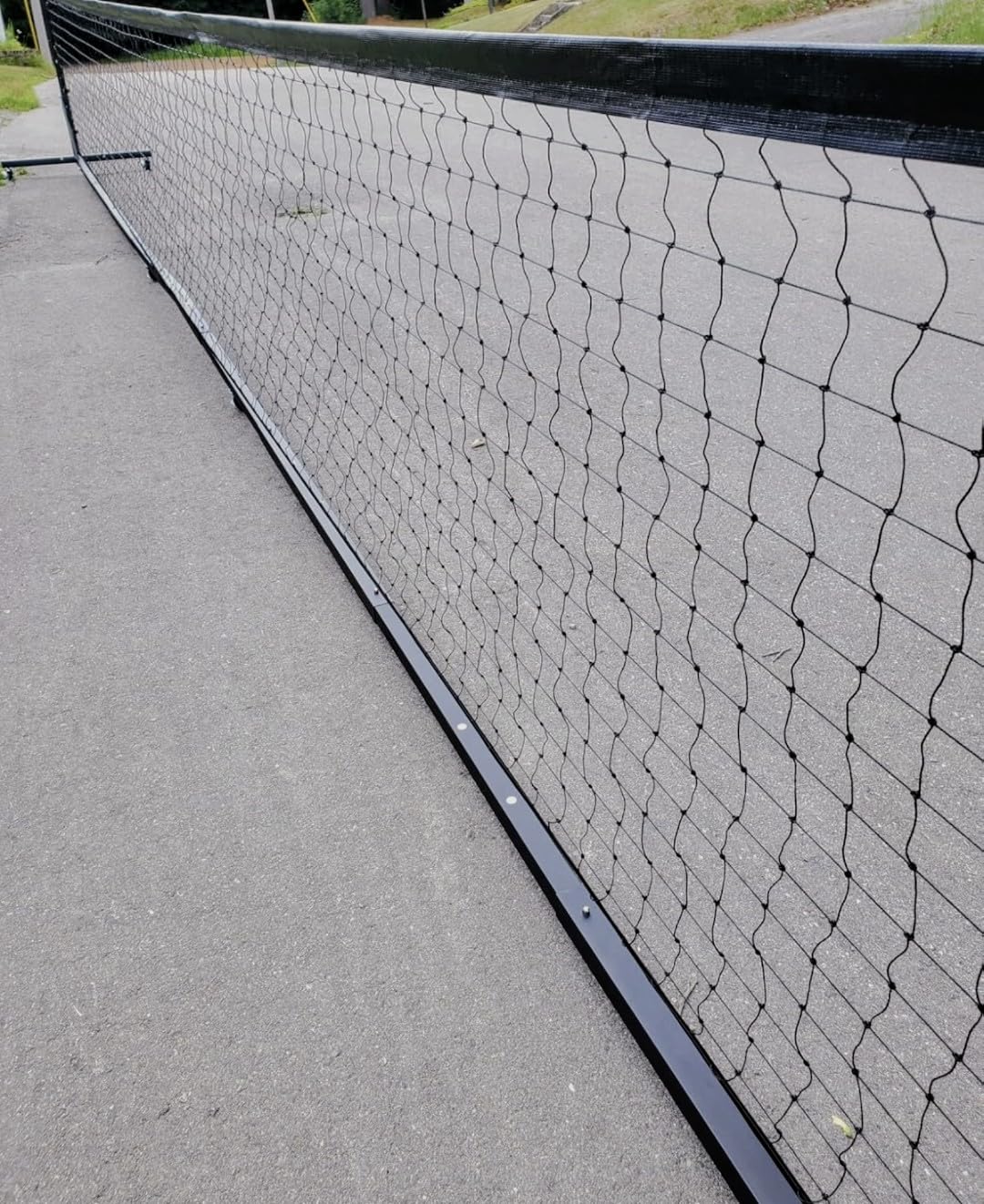 Pickleball Net Portable Outdoor with Wheels-22FT Pro Tournament Pickle Ball Net with Steel Cable Tensioning System,124LBS Heavy-Duty Pickleball net for Driveway/Backyard/Club/School customer photo 1