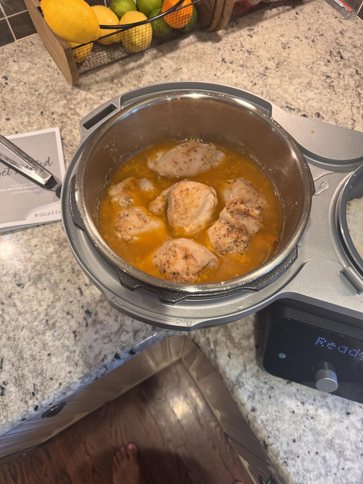 Instant Pot Dual Action 8-in-1 Multi-Cooker with Serve Together Smart Timing, 4Qt Pressure Cooker & 2Qt Rice Cooker, Cook Mains & Sides Together customer photo 1
