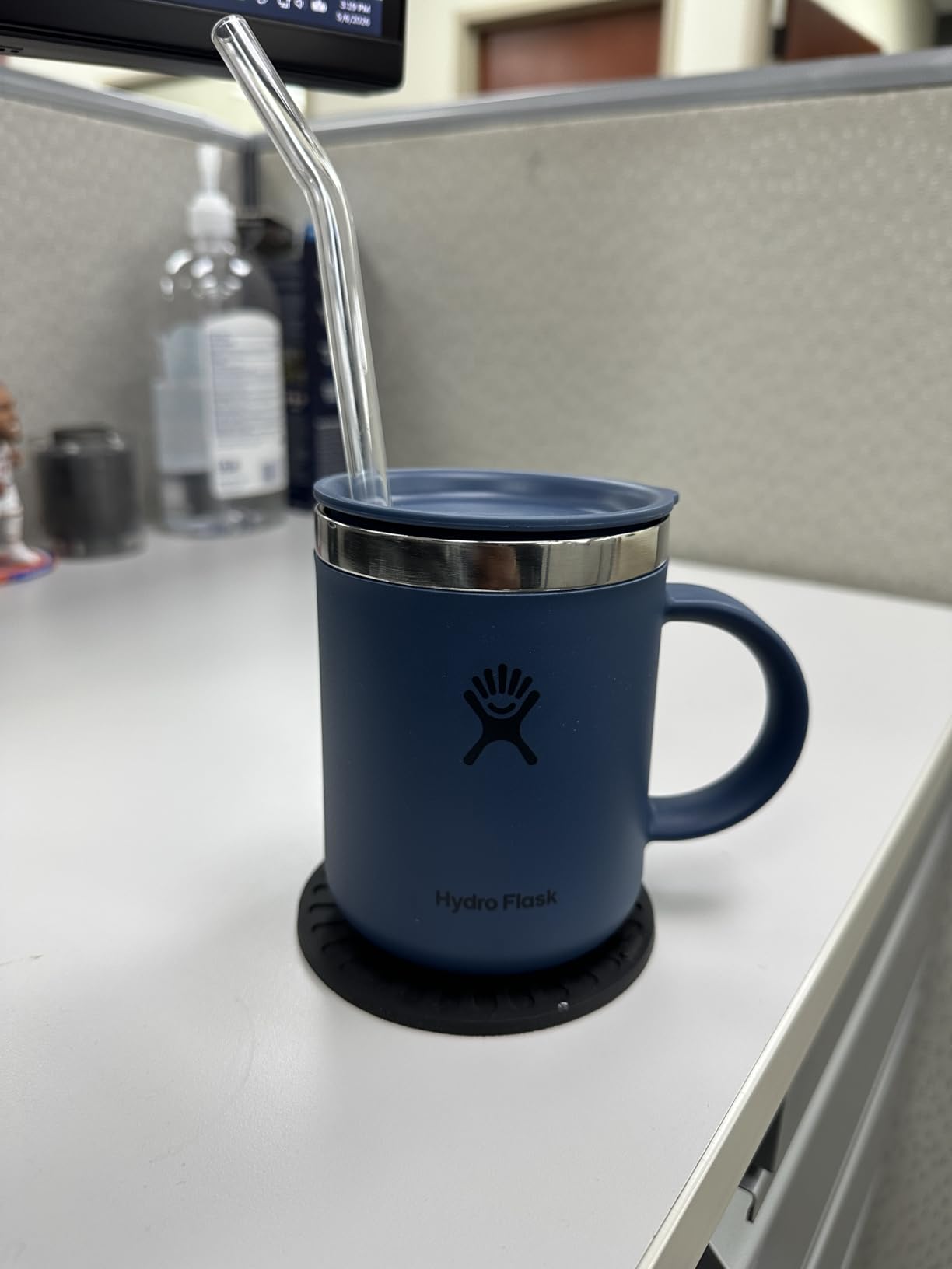 Hydro Flask Coffee Mug - Insulated Stainless Steel, Non Spill, Leak Resistant Travel Mug 12 Oz Tonal Black customer photo 1