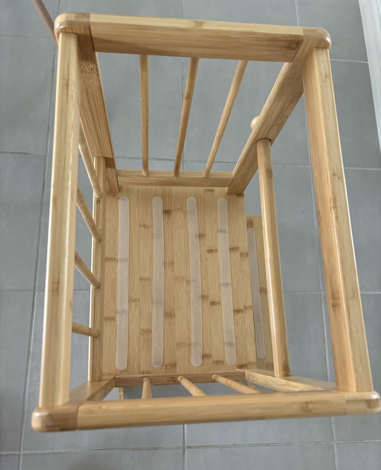 HBTower Kids Kitchen Step Stool with Safety Rails & Anti-Slip Feet, Toddler Standing Tower for Kitchen Counter Learning - Natural Bamboo customer photo 1