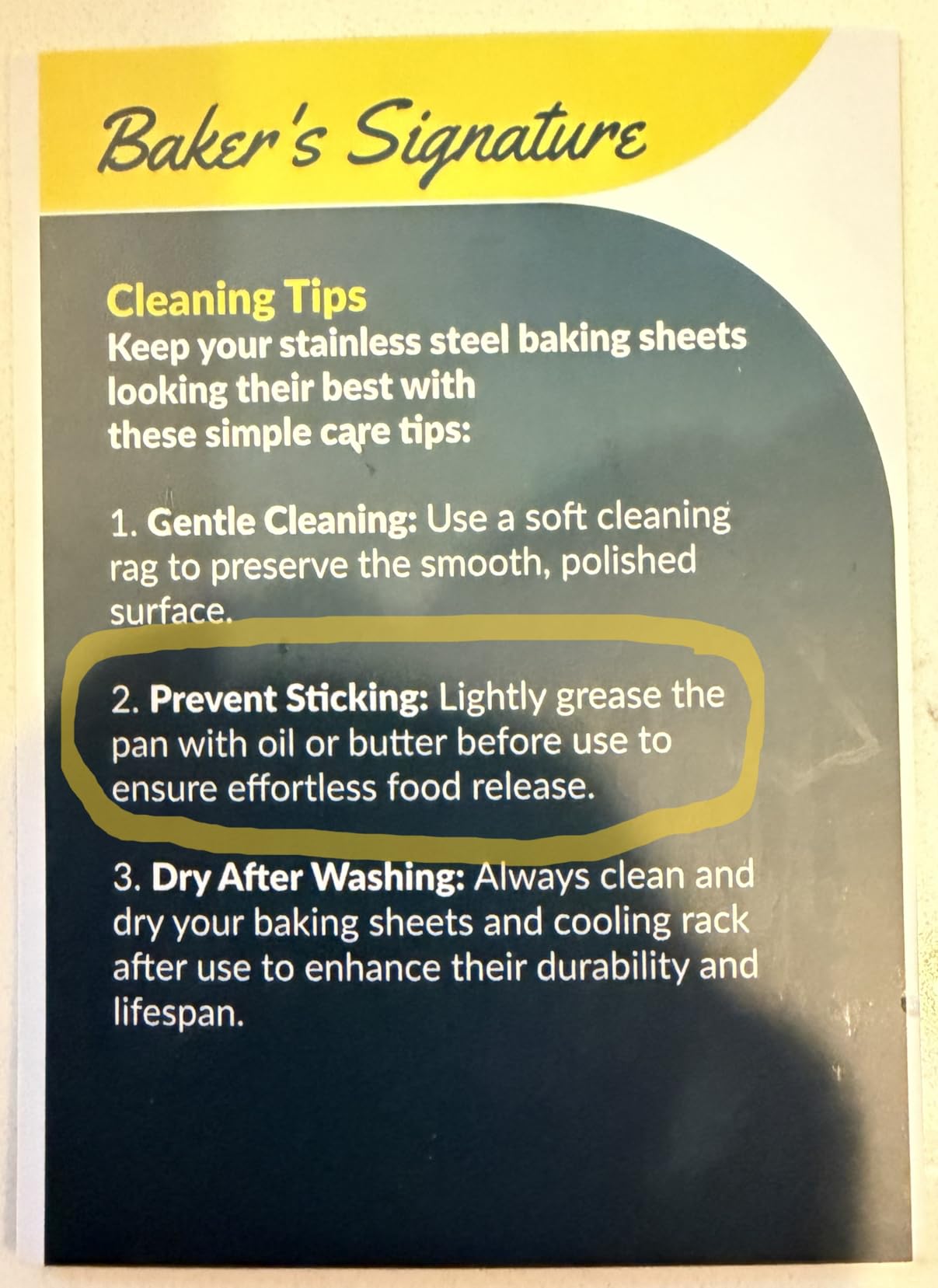 Baker's Signature Stainless Steel Cookie Sheet Pan, 12 Inch Stainless Steel Baking Sheet Set of 2, Quarter Pans, Mirror Finish, Non-Stick, Rust Resistant, BPA Free, Dishwasher Safe customer photo 1
