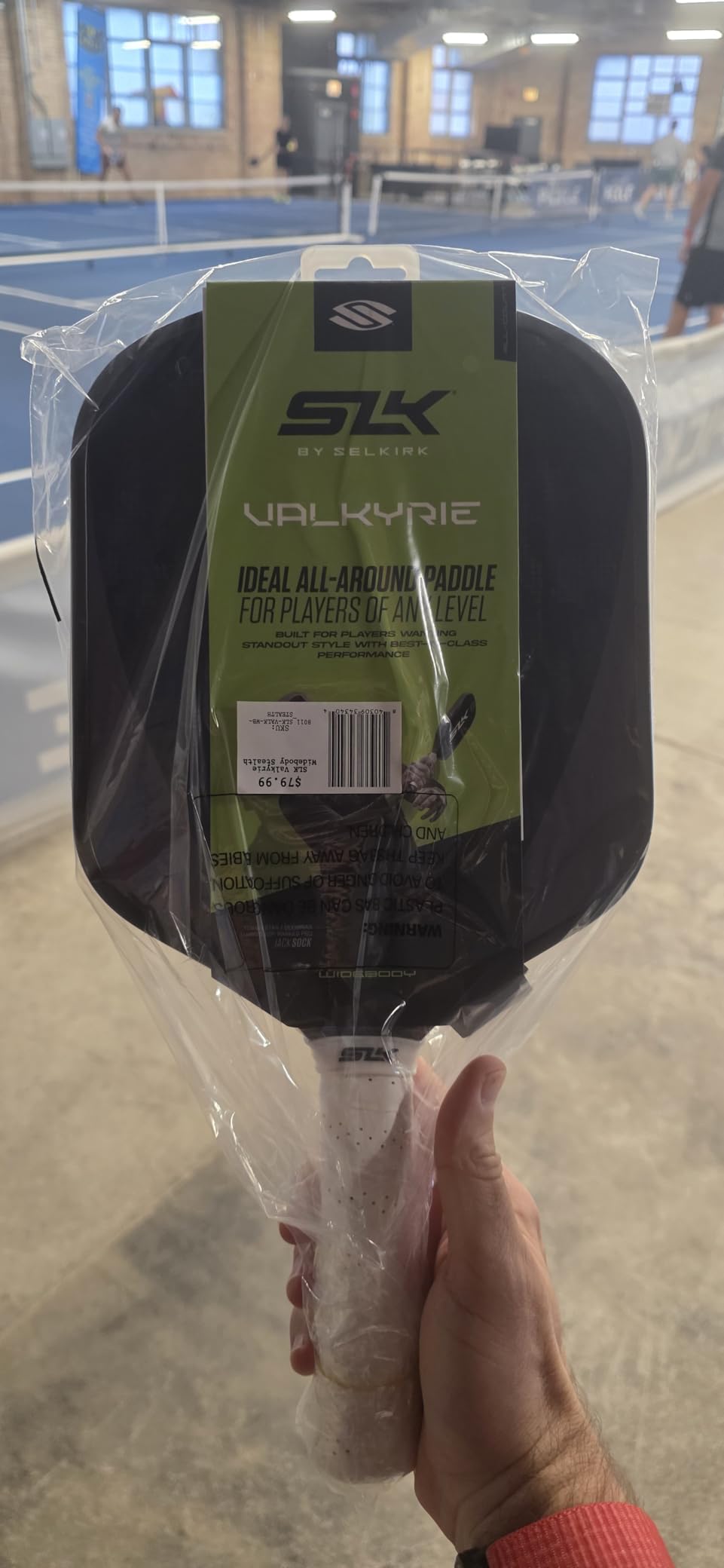 Selkirk Sport SLK Valkyrie Pickleball Paddle | Beginner Pickleball Paddles with X5 16mm Polymer Core & Fiberflex Fiberglass Face | Large Sweet Spot for Power & Control | All-Court Performance customer photo 1