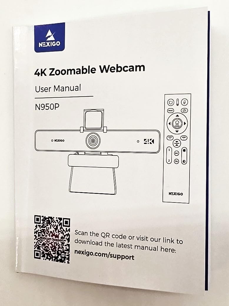 NexiGo N660P Pro 4K Webcam with Distortion-Free Lens, 1080p 60 fps Autofocus USB Streaming Camera, 3DNR, Noise-Canceling Mics & Privacy Cover, White customer photo 2