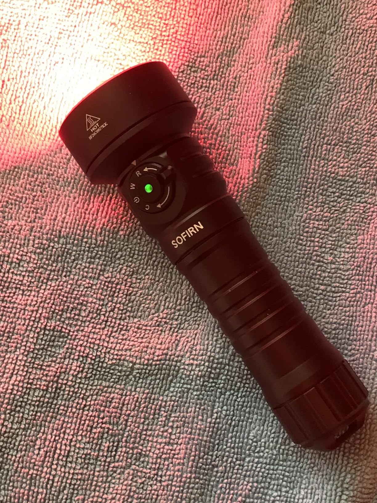sofirn SD11 Dive Light, 5000LM, CRI 90, Rechargeable Waterproof Flashlight with 660NM Red Light, 3000K-6500K, USB-C, IPX8, with 1/4