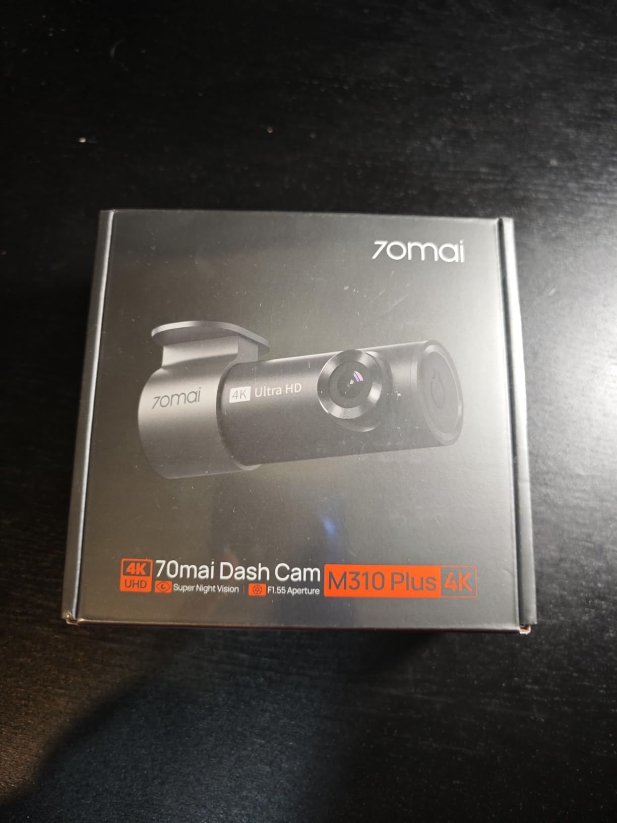 70mai M310 Plus 4K Dash Cam Front with Night Vision, 140 Degree Wide Angle Dash Camera for Cars, WiFi Dashcam with App, Parking Mode, G-Sensor, Loop Recording, Voice Control customer photo 2