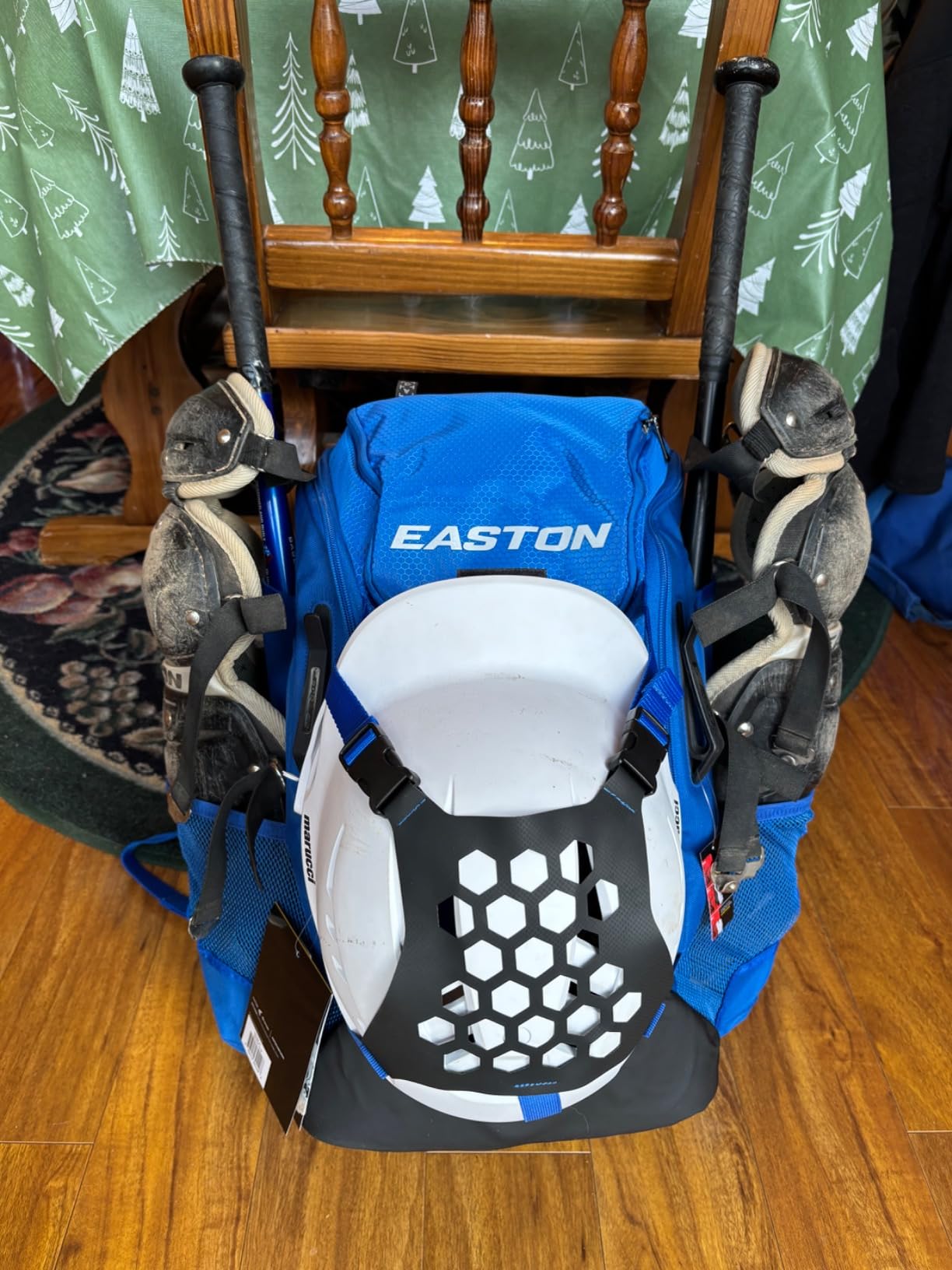 Easton unisex-adult Walk-Off NX Backpack Equipment Bag | Baseball & Fastpitch Softball | Team Logo Panel | Multiple Colors customer photo 2