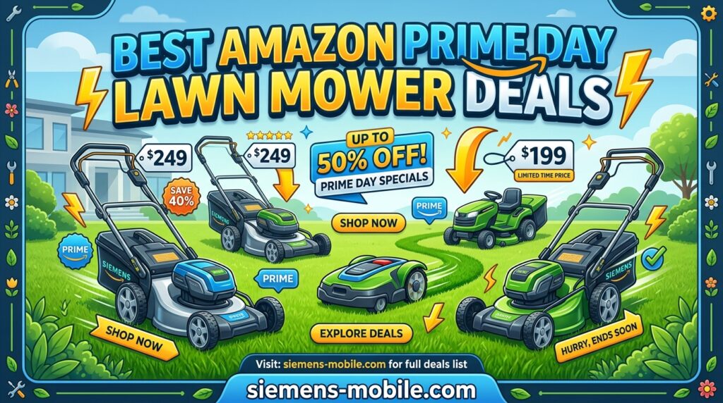 Best Amazon Prime Day Lawn Mower Deals