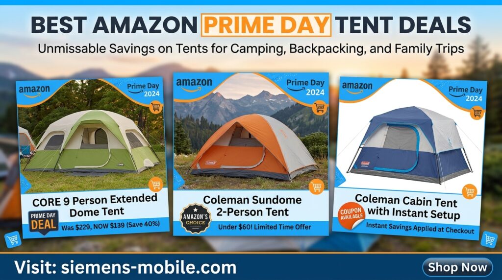 Best Amazon Prime Day Tent Deals