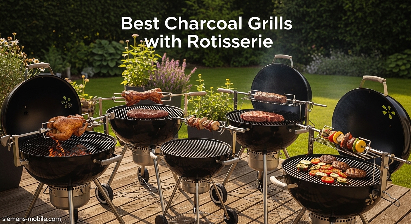 Best Charcoal Grills with Rotisserie