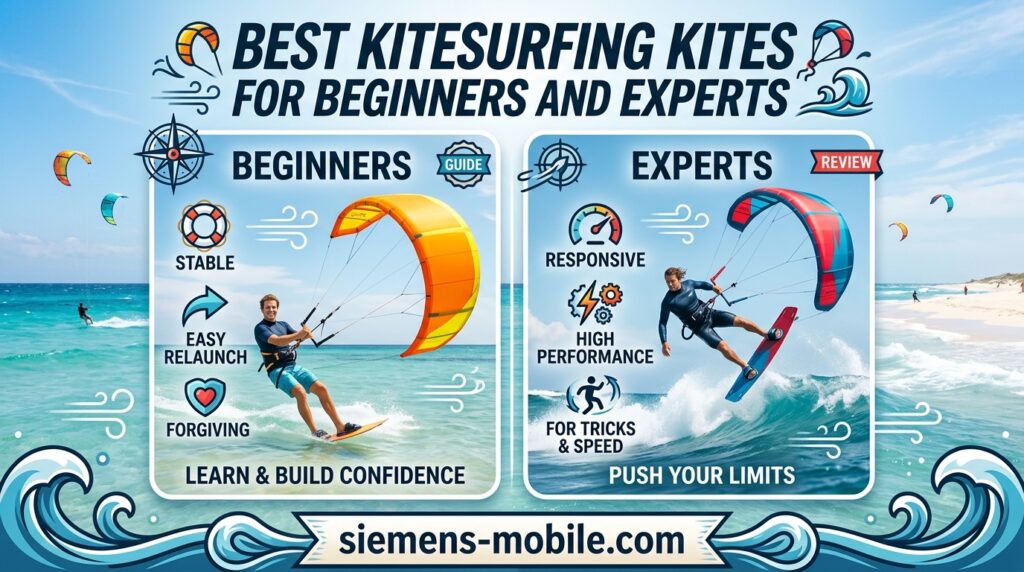 Best Kitesurfing Kites for Beginners and Experts