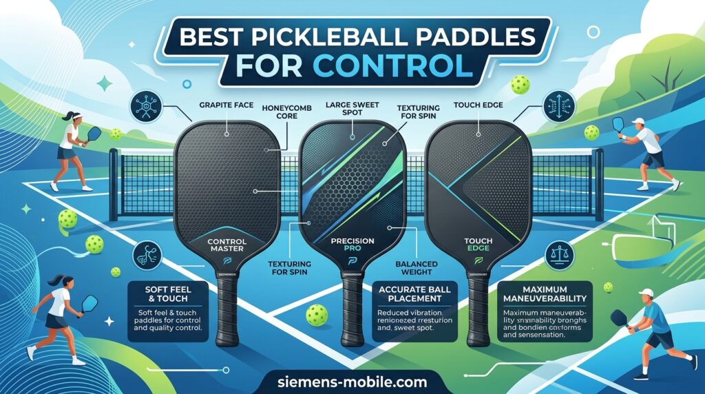 Best Pickleball Paddles for Control