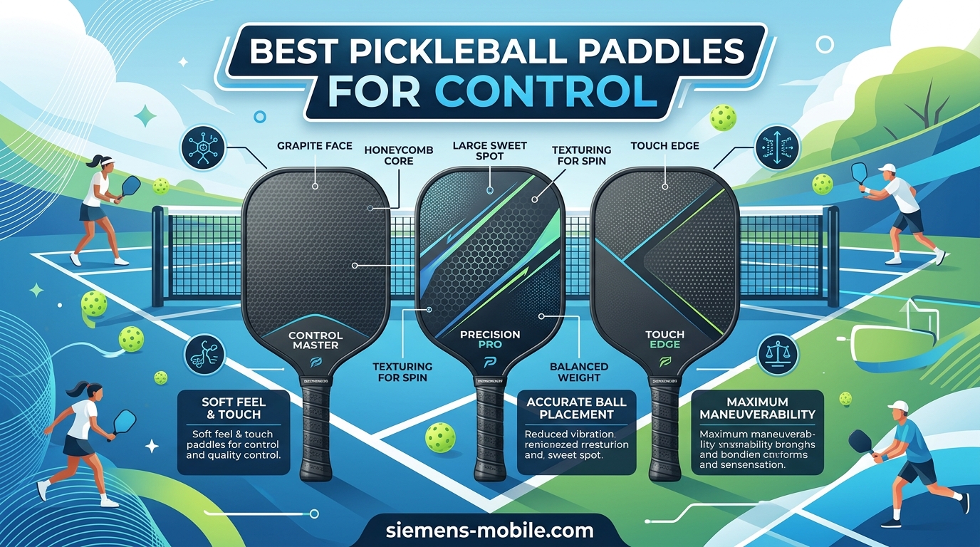 Best Pickleball Paddles for Control
