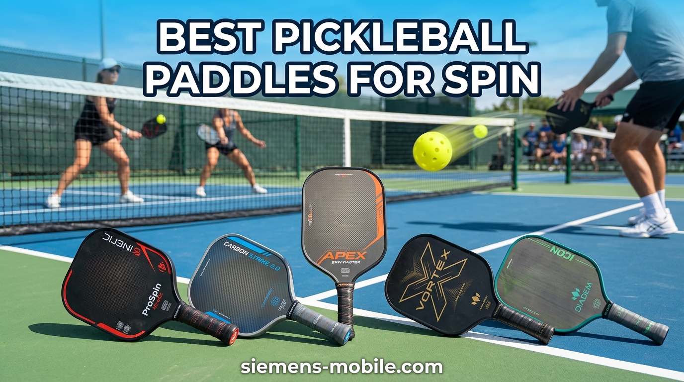 Best Pickleball Paddles for Spin