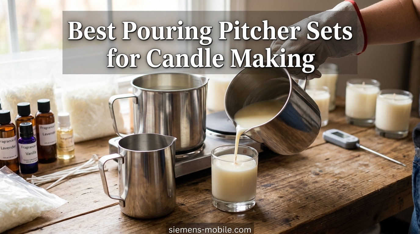 Best Pouring Pitcher Sets for Candle Making