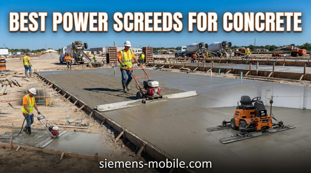 Best Power Screeds for Concrete