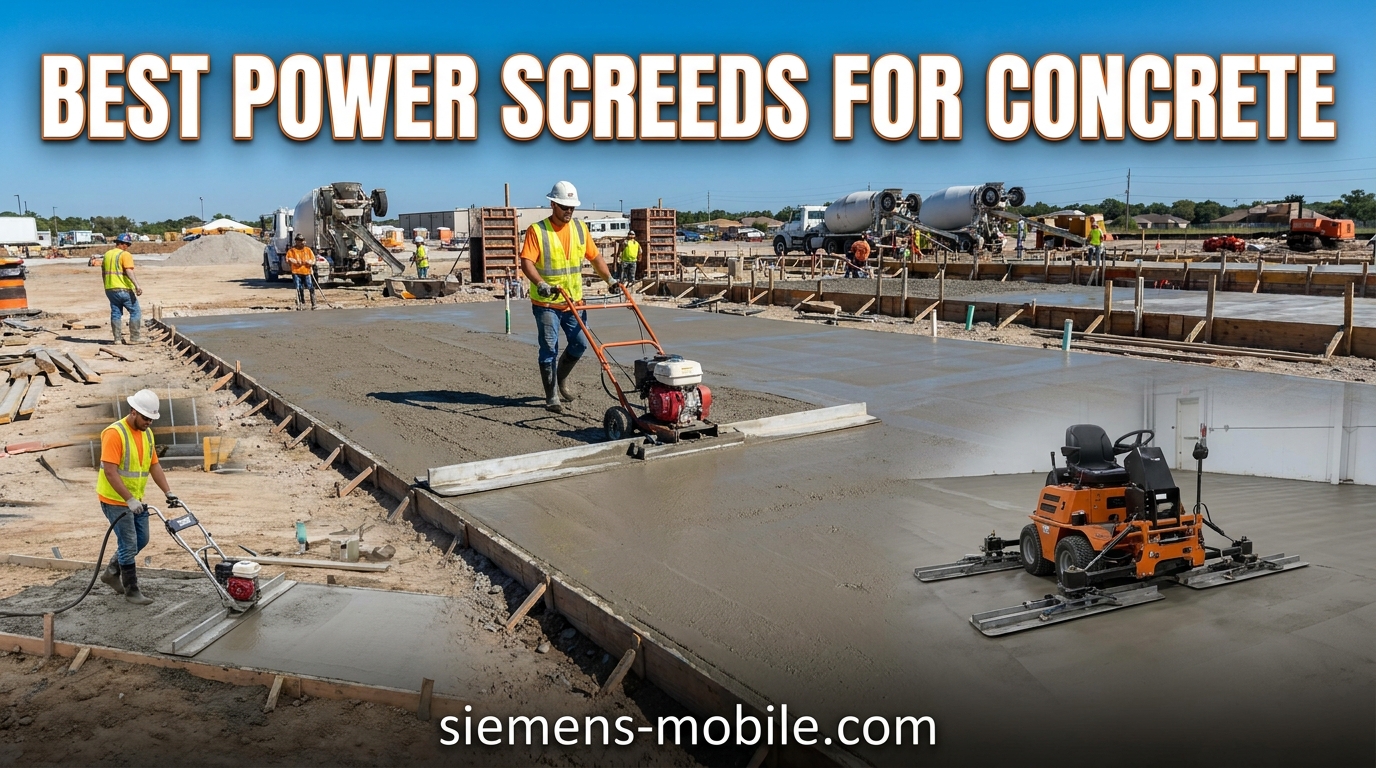 Best Power Screeds for Concrete