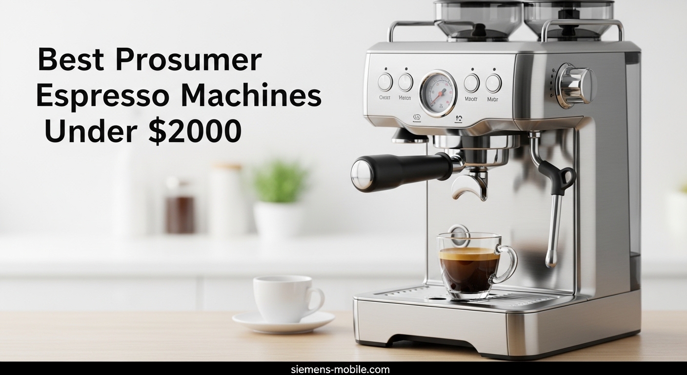 Best Prosumer Espresso Machines Under 2000