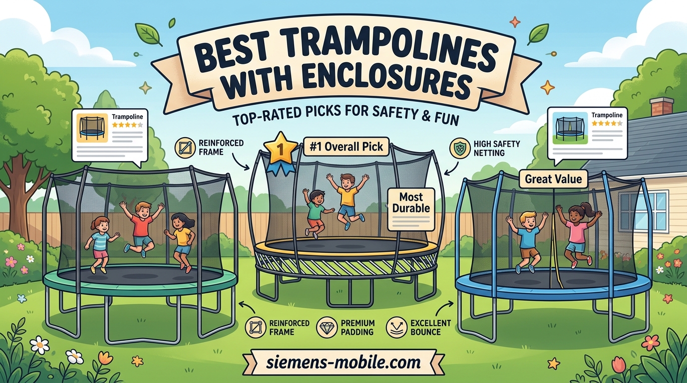 Best Trampolines With Enclosures