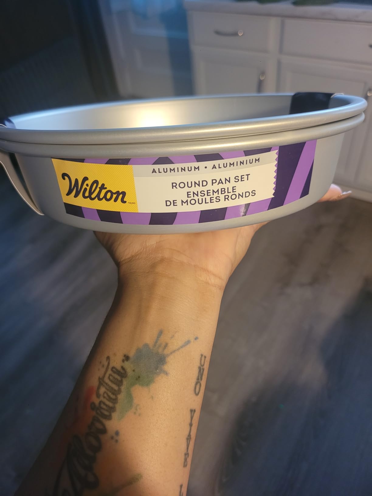 Wilton Aluminum Round Cake Pan, Made Without PFAS, 10 in. | Natural Anodized Aluminum Bakeware customer photo 1