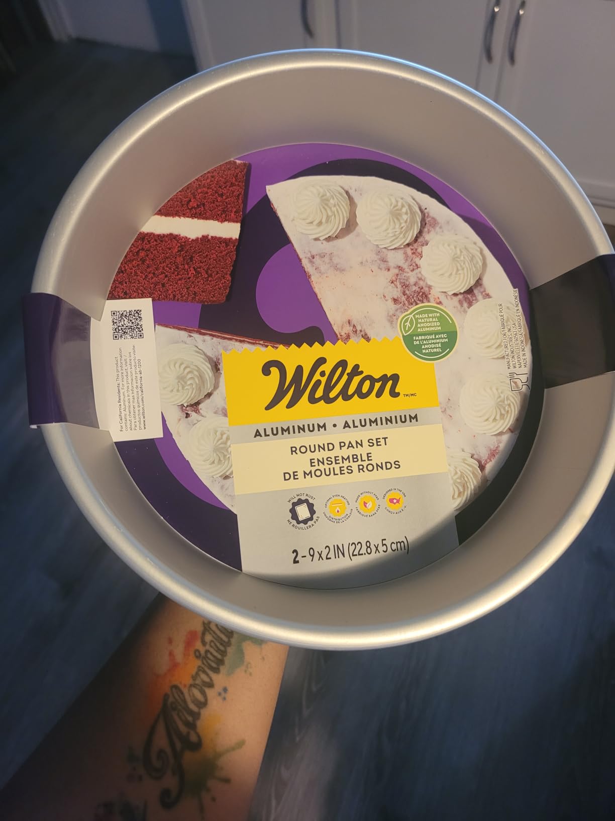 Wilton Aluminum Round Cake Pan, Made Without PFAS, 10 in. | Natural Anodized Aluminum Bakeware customer photo 2