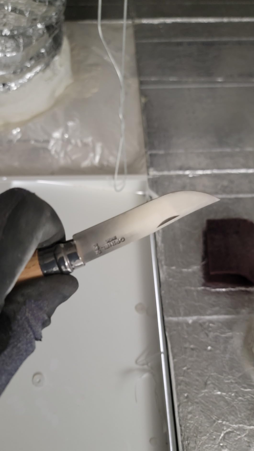 OPINEL No. 08 Stainless Steel Folding Knife, Beechwood Handle + Sheath customer photo 1