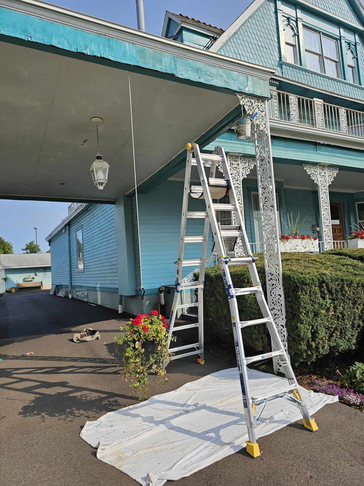 Little Giant Work Platform, Ladder Stand-Off Accessory, 10104 | Flat Standing Platform, Tool Tray, Anti-Fatigue, Fits Multi-Position Ladders, Rated up to 375 lbs. customer photo 2