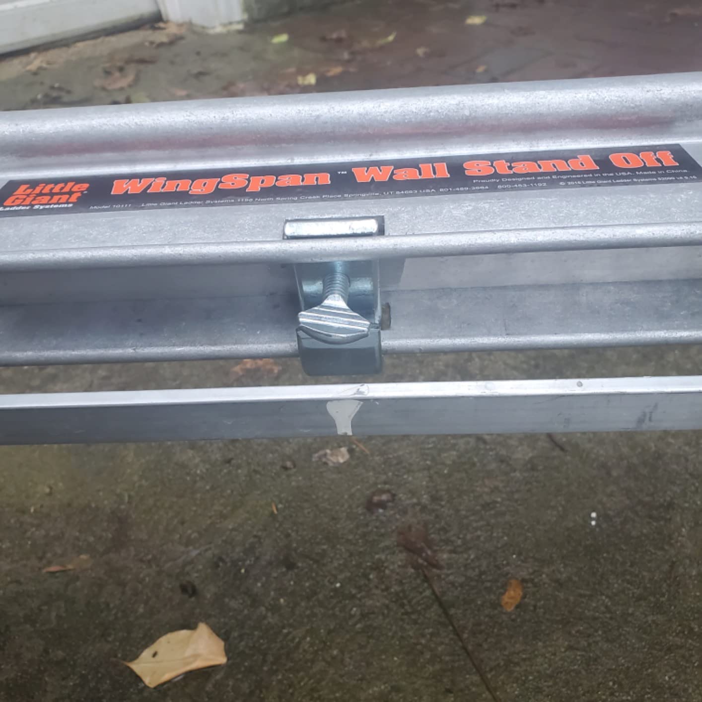 Little Giant Ladders, Wing Span/Wall Standoff, Ladder Accessory, Aluminum (10111) customer photo 2