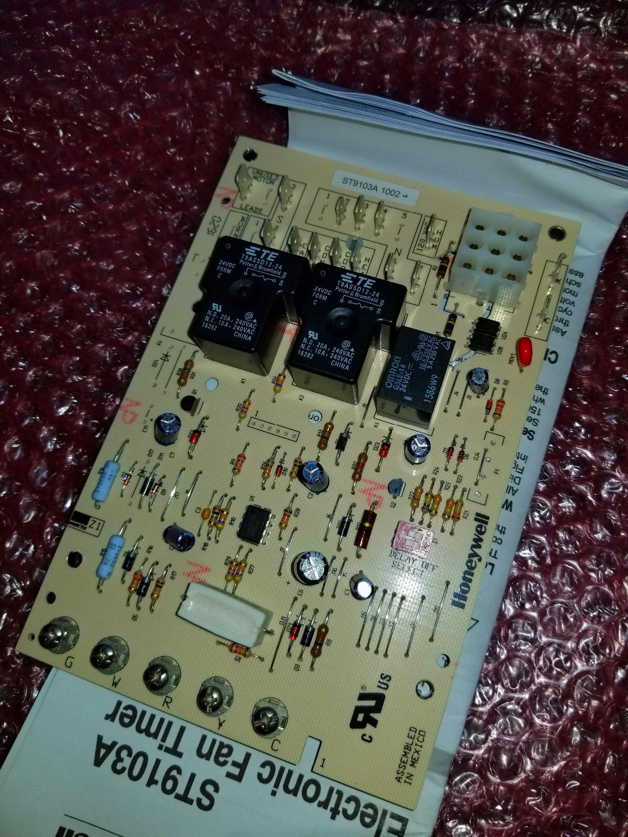Honeywell ST9103A1002 Replacement Electronic Fan Timer for Oil Furnace Applications customer photo 1