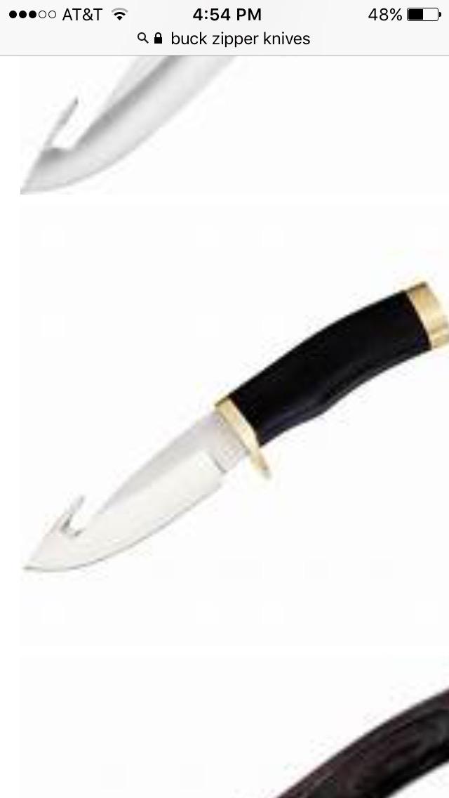 Buck 191 Buck Zipper Hunting Knife, 4-1/4