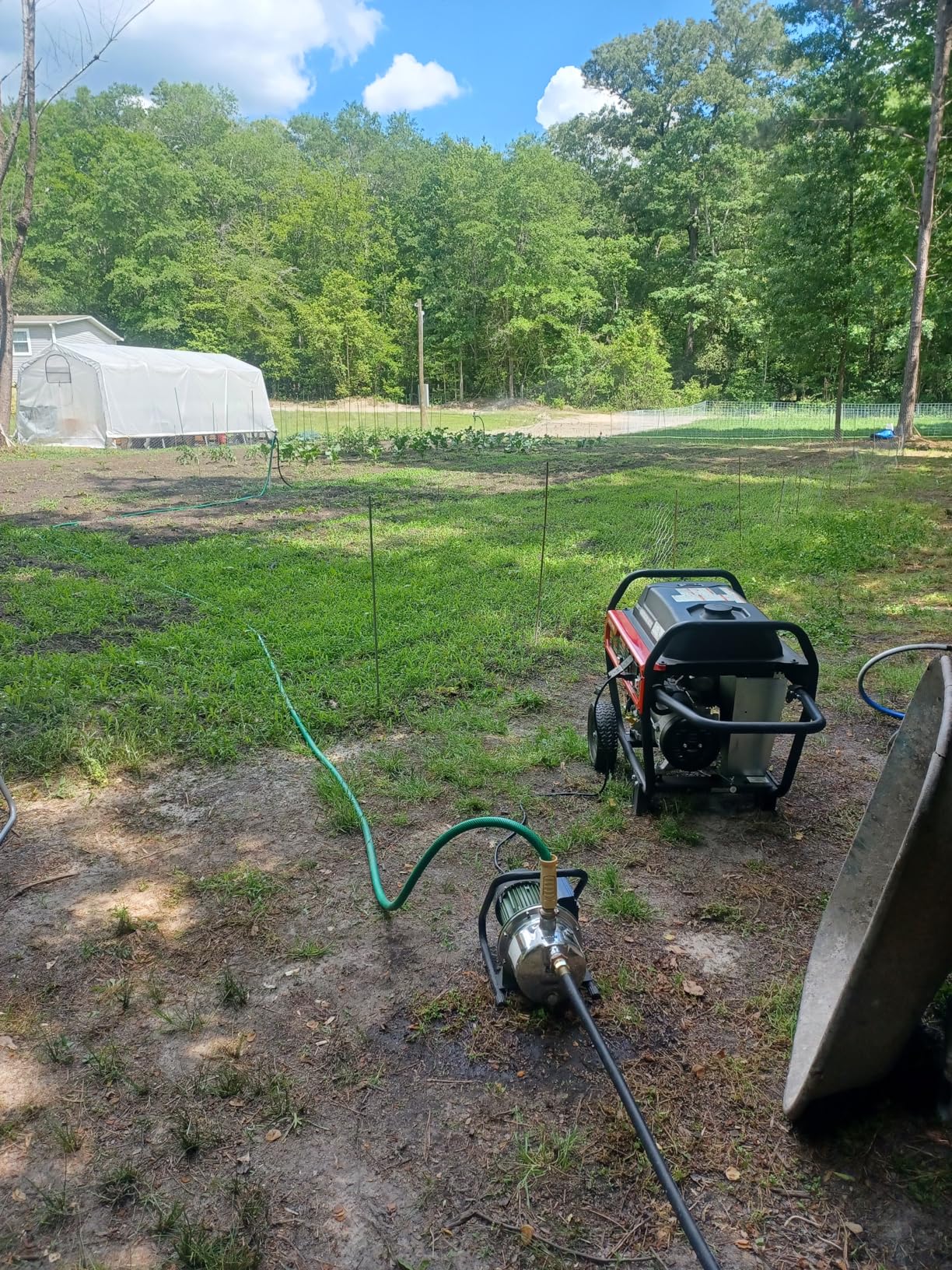 DuroMax XP652WP 208cc 158-Gpm 3600-Rpm 2-Inch Gasoline Engine Portable Water Pump, 50 State Approved, XP652WP, Blue customer photo 1