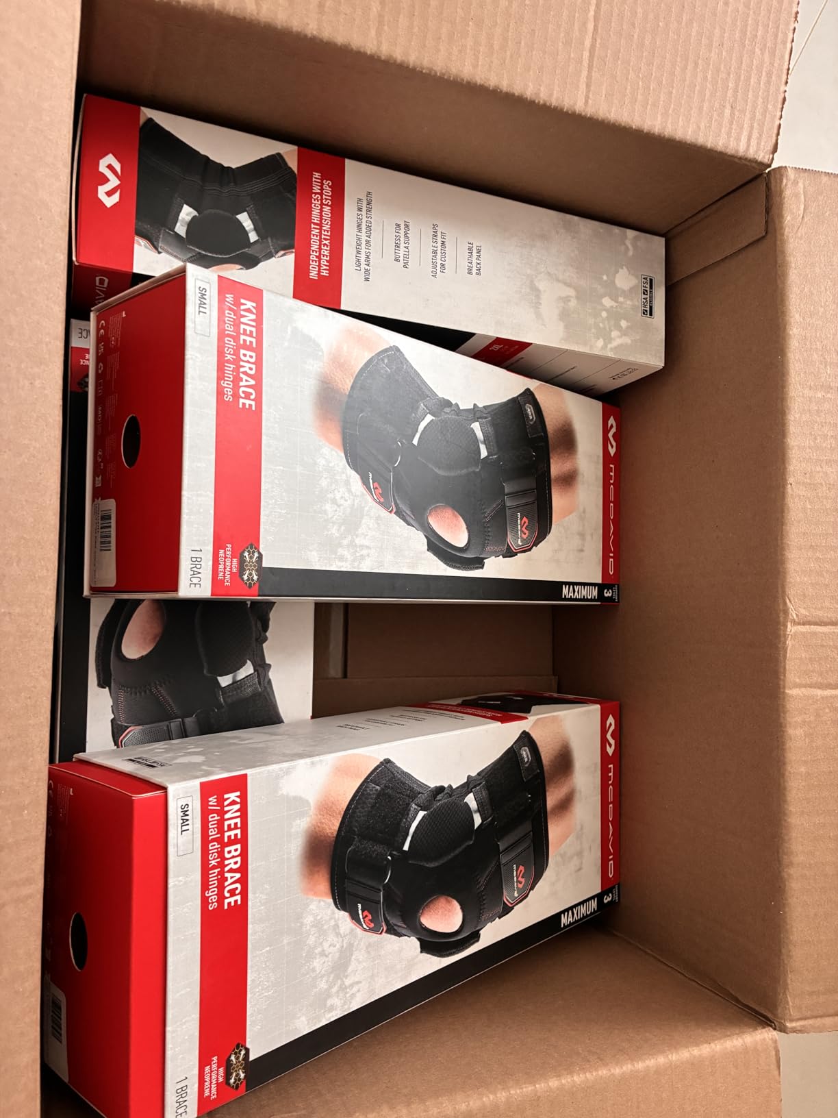 McDavid Hinged Knee Brace for Men & Women, Maximum Knee Support & Compression for Stability & Recovery, Ligament, Hyperextension Support customer photo 1