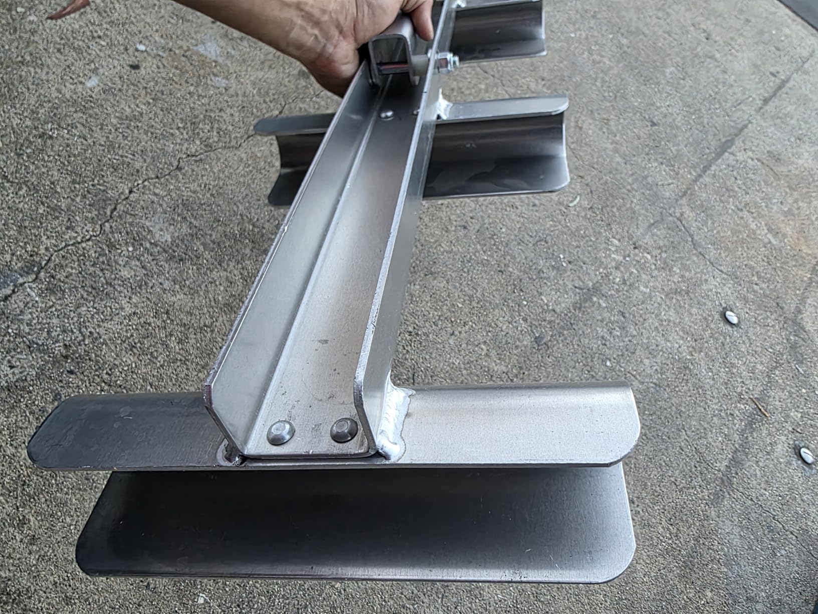 Guardian Fall Protection 2430 Aluminum 3 Rung Long Body Ladder Jack, Silver customer photo 2