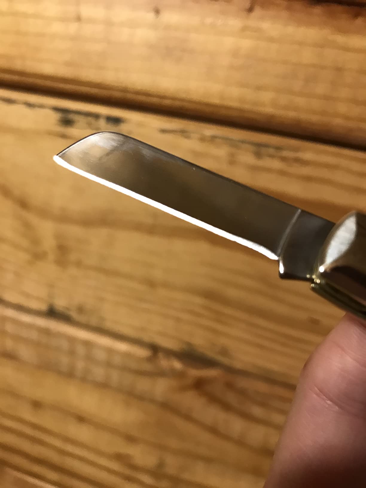Case WR XX Pocket Knife Navy Blue Jigged Bone Medium Stockman Item #7049 - (63032 SS) - Length Closed: 3 5/8 Inches customer photo 1